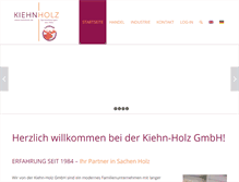 Tablet Screenshot of kiehnholz.de